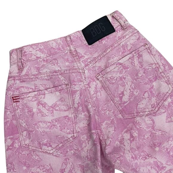 HOST PICK! BDG Denim Pink Patterned Cowboy Jeans - Picture 5 of 7